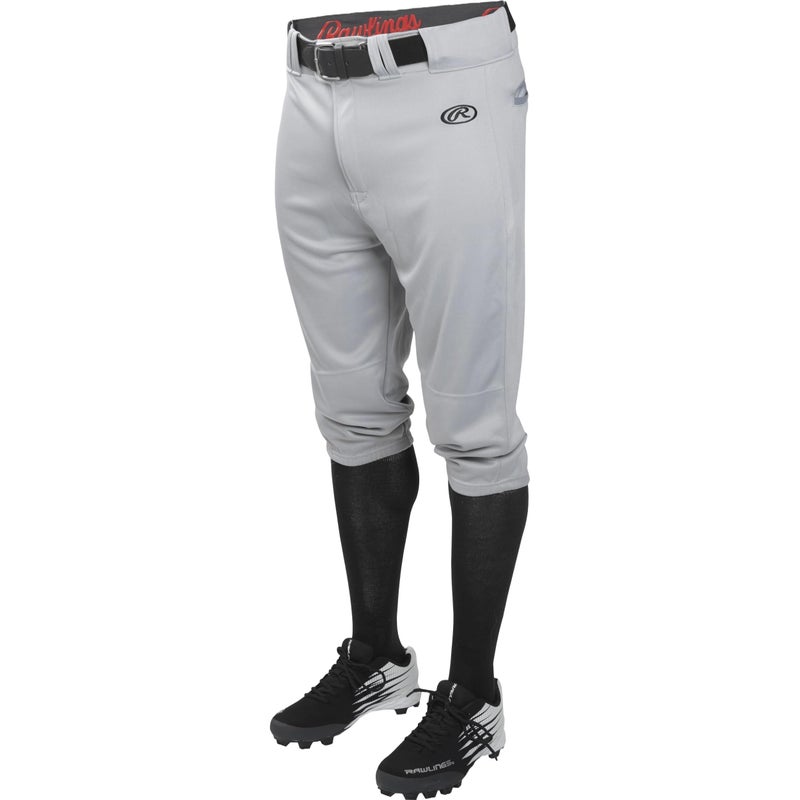 Rawlings | LAUNCH SERIES Knicker Baseball Pants | Youth Large | Grey - Image 2